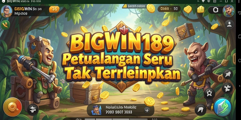 Screenshot gameplay BIGWIN189 dengan aksi seru dan petualangan mendebarkan.