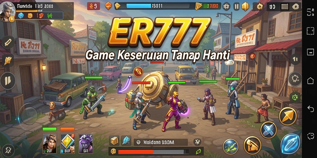 Screenshot gameplay ER777 yang menampilkan aksi seru dalam mengembangkan empire.