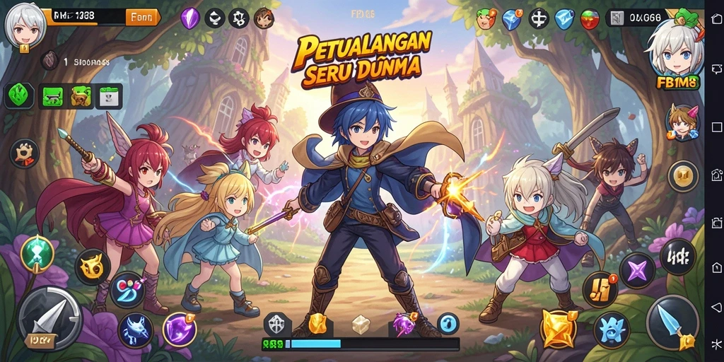 Gameplay FB168 yang seru dan penuh warna dalam dunia Anime.