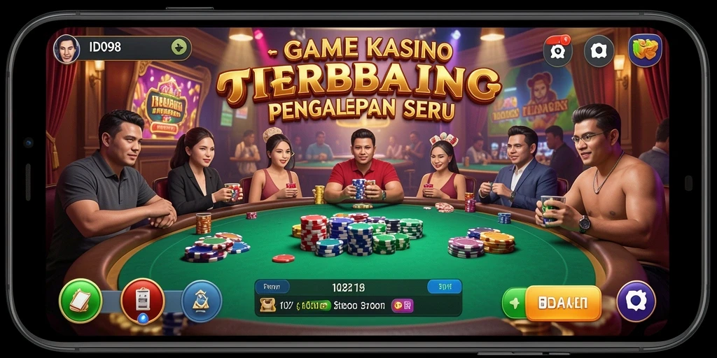 Screenshot gameplay ID098 menampilkan aksi seru permainan Kasino.
