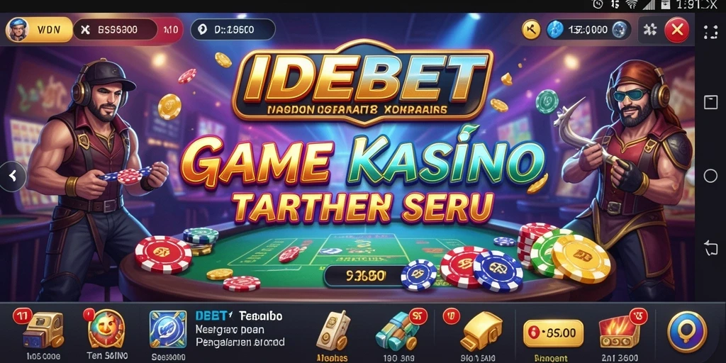 Tampilan permainan Kasino yang menarik di IDEBET.