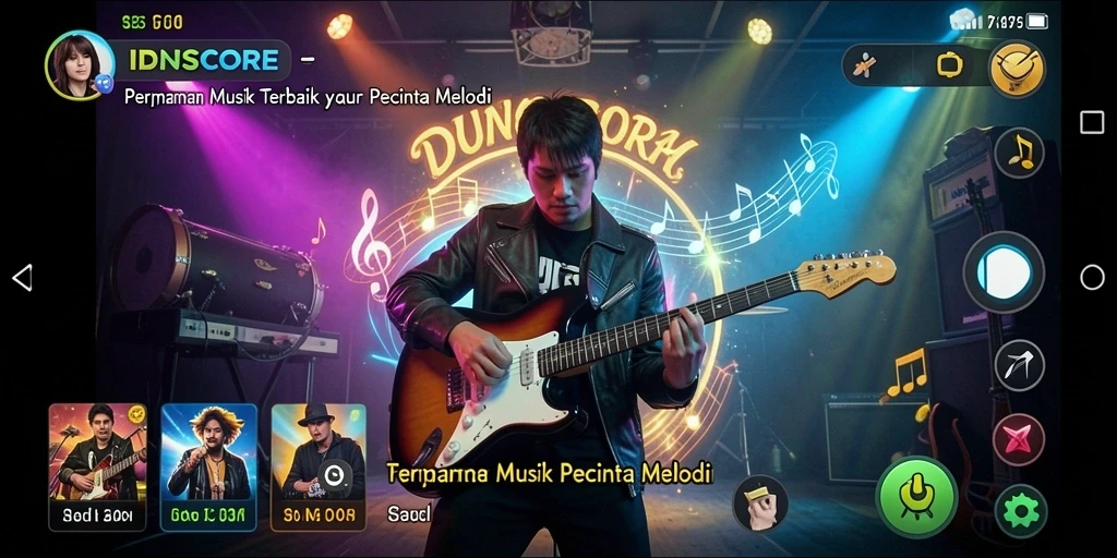 Tampilan gameplay <strong>IDNSCORE</strong> yang interaktif dan menarik untuk dimainkan.