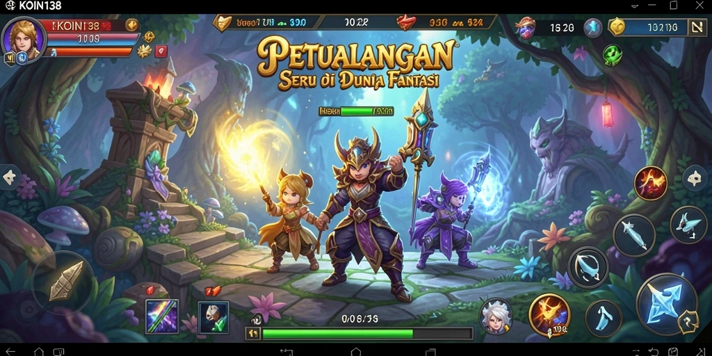 Tampak gameplay seru KOIN138 dalam petualangan penuh tantangan.