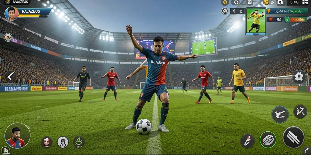 Gameplay RAJAZEUS yang seru dan penuh aksi.