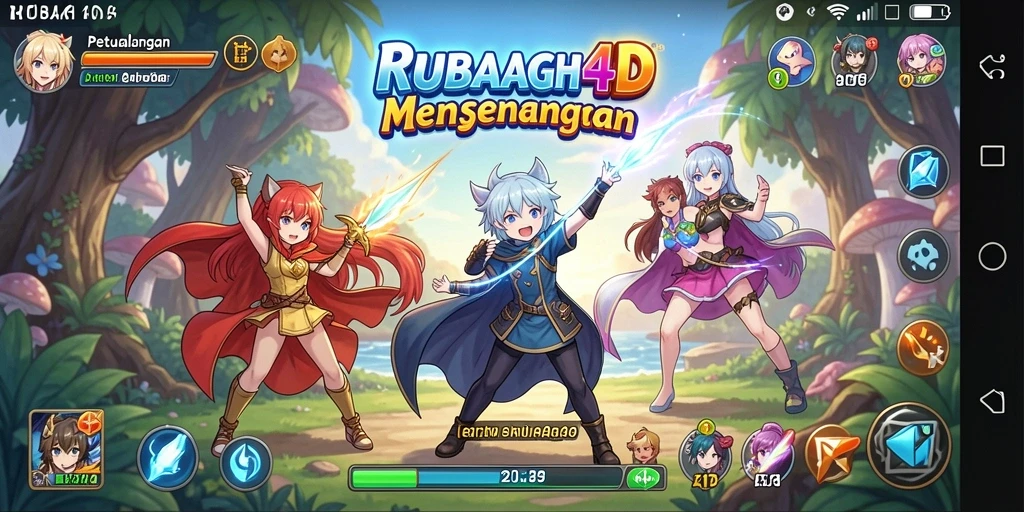 Tampilan menawan dari gameplay RUBAH4D yang penuh aksi.