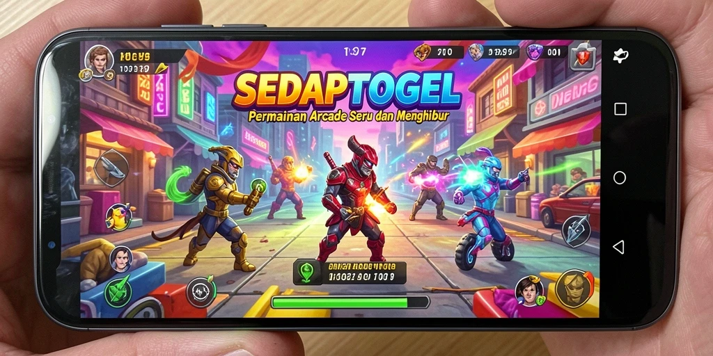 Tampilan gameplay SEDAPTOGEL yang penuh warna dan menantang.