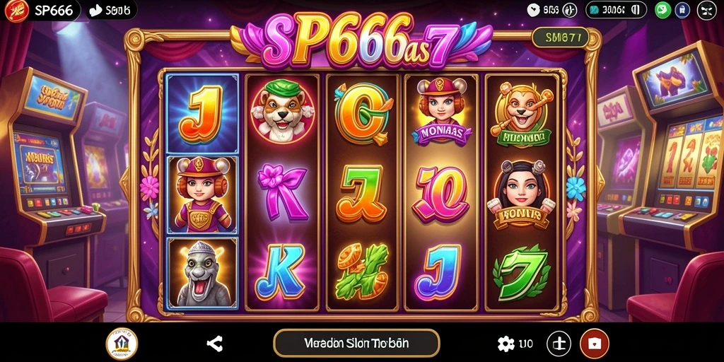 Gameplay SP666 dengan tampilan slot yang menawan dan interaktif.